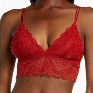 Madewell Longline Lace Bralette